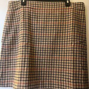 J. Crew Plaid Skirt - SZ 16 NWT